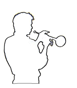 trumpet player saw pattern