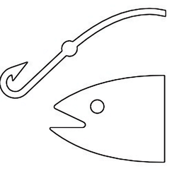 fish head craft pattern
