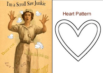Valentine heart pattern