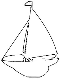 sailboat craft pattern