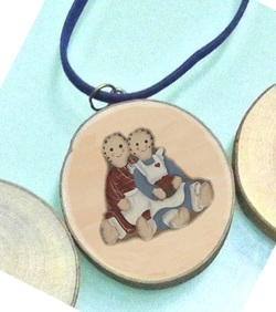 Wood necklace pattern