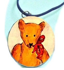 Bear Wood Necklace