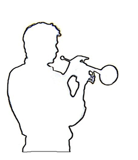 Trumpet Playing Saw Pattern