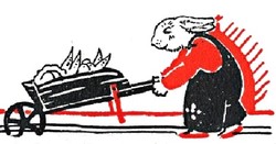 vintage bunny clip art