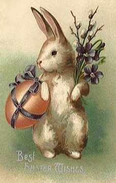 Vintage Rabbit clip art