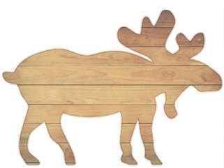 Moose wood cut out