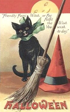 Black Cat Halloween clip art