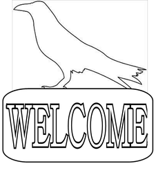 Welcome Crow craft pattern