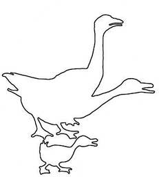 Geese craft pattern
