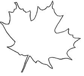 leaf craft pattern