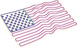 outline of American flag
