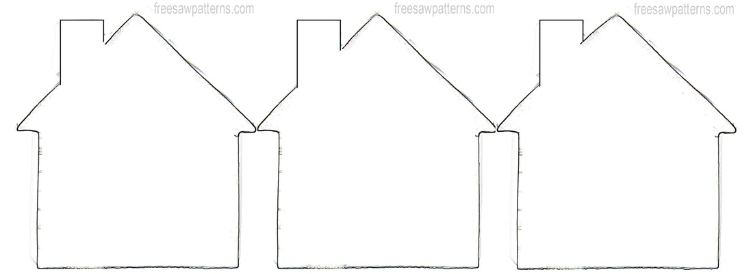 Row of house craft pattern