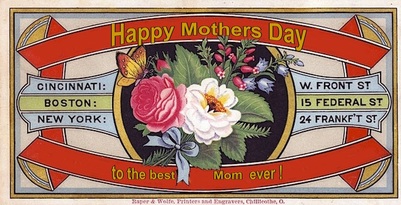 happy mothers day vintage image